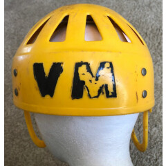 Jofa Pro Team VM Helmet Made in Sweden Yellow Adjustable Hurling / Hockey vtg