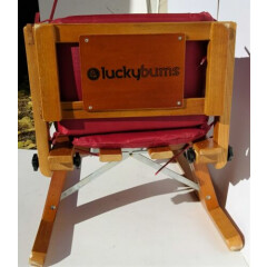 Lucky Bums Wood Pull Sled - Folding Wooden Classic Portable Childs Sled 43"