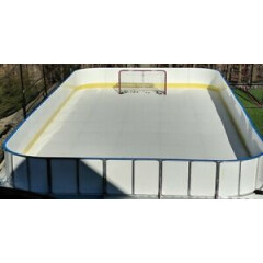  20'X20' Synthetic Ice Rink and Boards! D1 Backyard Rinks, Global Super Glide!