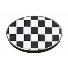 The Mad Spinner Micro™ White & Black Checker | Off-Ice Spinner