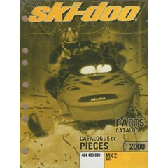 2000 SKI-DOO SNOWMOBILE MX Z 800 PARTS MANUAL P/N 484 400 089 (801)