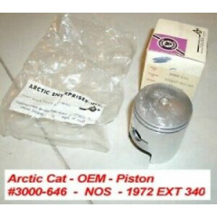 Arctic Cat NOS 1972 EXT 340 Piston #3000-646 NIB 