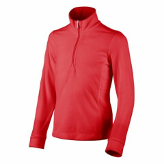 CMP Fleece Pullover Jumper Girl Sweat Red Breathable Warming