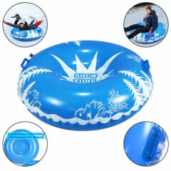 Winter Inflatable 45 Inch PVC Snow Tube Teenagers Snow Sled for Snow Games A+