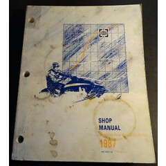 1987 BOMBARDIER SKI-DOO SHOP SERVICE MANUAL P/N 484 0537 00 (223)