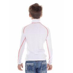 CMP Sweatshirt Function Top White Collar Stretch Softech Lightweight