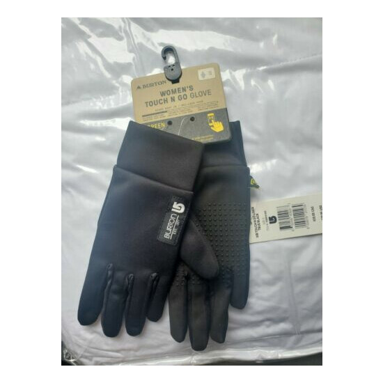 Burton Womens Touch N' Go Gloves Small Black NWT Thumb {1}