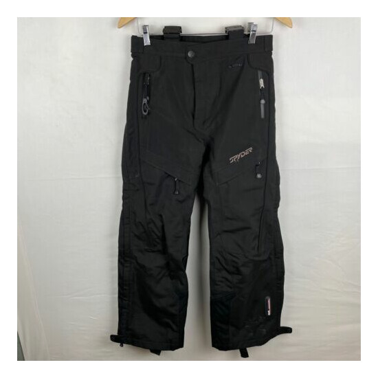 Spyder Women’s Black XtL 20,000 Thinsulate Recco Ski Snowboard Bib Pants Sz 16 Thumb {1}