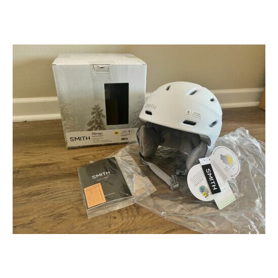 Smith® Optics Mirage MIPS Snow Helmet, Matte White, SIZE: ADULT SMALL (51-55cm) image {1}