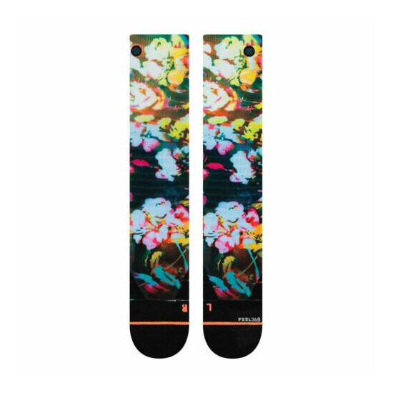 STANCE ADULT SOCKS HIPPIE MOSH PIT SNOW (GREEN/MULTI) SMALL image {2}