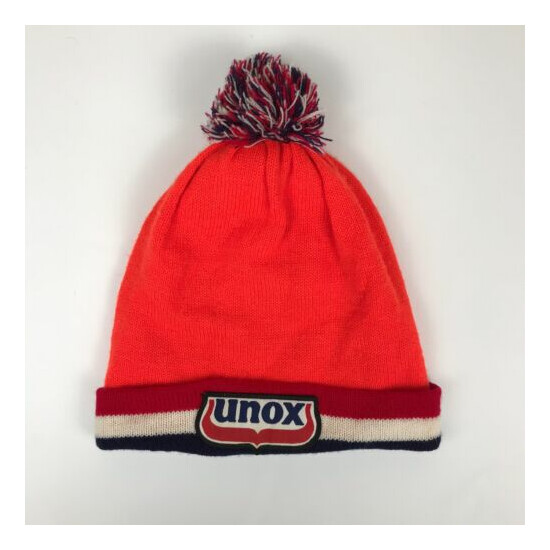 Unox Winter Beanie Hat Netherlands Unisex Official Famous New Year Tri Color  image {1}