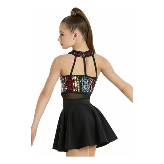 NEW FIGURE ICE SKATING BATON TWIRLING DANCE COMPETITION COSTUME ADULT & CHILD Thumb {2}