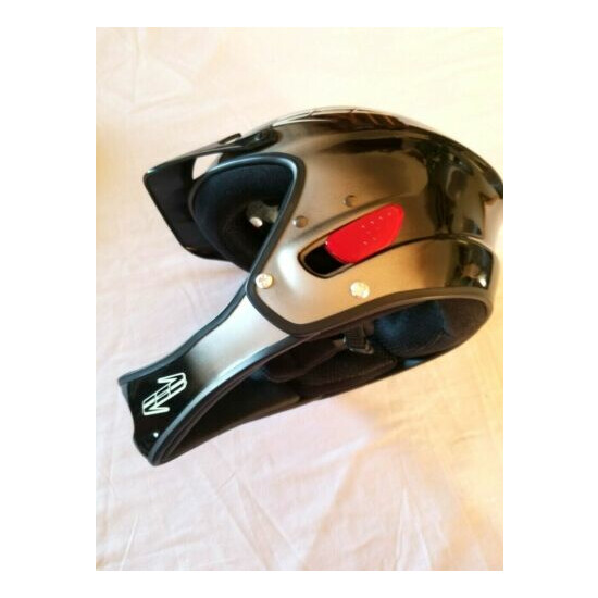 Burton Snowboard Helmet Fade To Black W/Visor & Blk Velvet Cover Large 58-59cm Thumb {2}