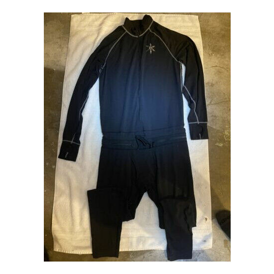 ski suit men With Glasses And Boots Size Xl And Gloves image {1}
