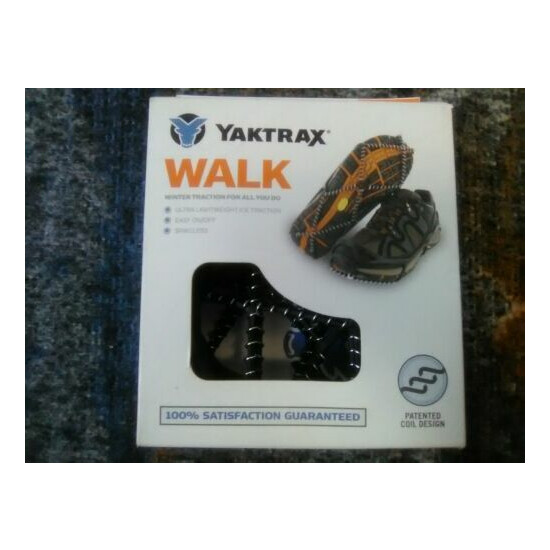 YAKTRAX WALK WINTER ULTRA ICE TRACTION FOR ALL YOU DO EXTRA SMALL 1 PAIR BLACK  image {1}