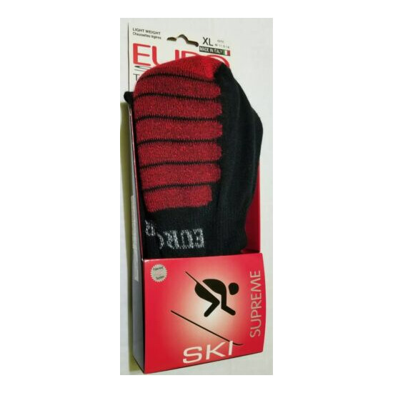 New EUROSOCKS XL SKI SUPREME Socks Black Made in ITALY Thumb {1}