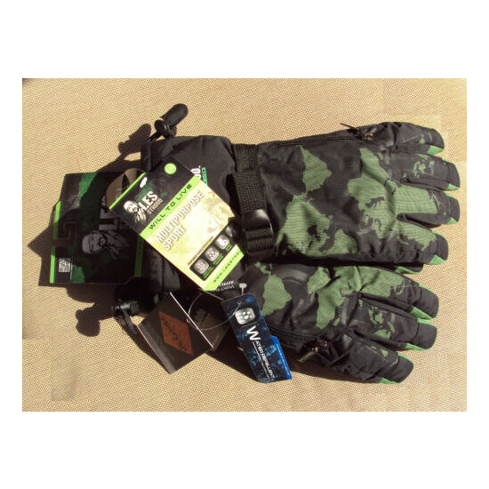 Les Stroud 14-9-3100-L Multipurpose Sport Gloves C-100 Thinsulate Size Large NEW Thumb {1}