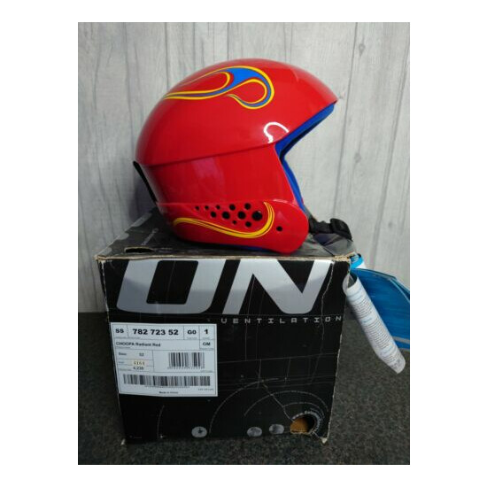 Salomon CHOOPA Radiant Red Kids Ski Helmet size XXS 52cm  Thumb {1}