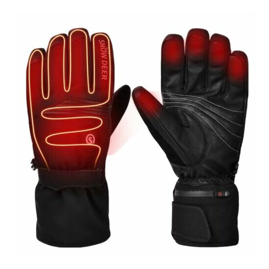 Brand New- S, Snow Deer Rechargeable Heated Gloves Thumb {1}
