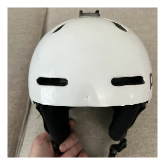 Poc Fornix Snow Helmet Adult Size XS-S 51-54cm White Orange Ski Snowboard image {4}