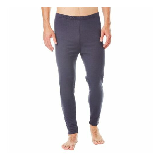HeatKeep Size XXLarge Charcoal Ribbed Thermal Underwear Base Layer Legging Pants Thumb {1}
