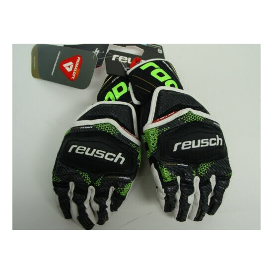 Reusch RACING Leather Race Tec 18 GS Grand Slalom Ski Gloves 4811111 Adult XS Thumb {1}