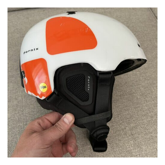 Poc Fornix Snow Helmet Adult Size XS-S 51-54cm White Orange Ski Snowboard Thumb {3}