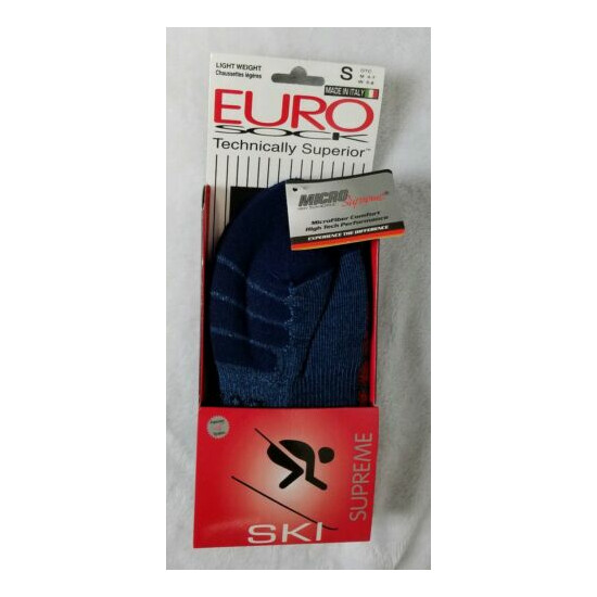 Eurosocks Unisex Ski Supreme Socks Winter Sports Denim Small Thumb {1}