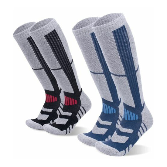 2 pairs warm wool ski socks of boxed,snowboard socks winter outdoor socks(M-L) image {1}