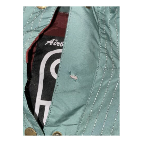 AIRBLASTER TRENCHOVER JACKET BLUE GREEN SMALL image {4}