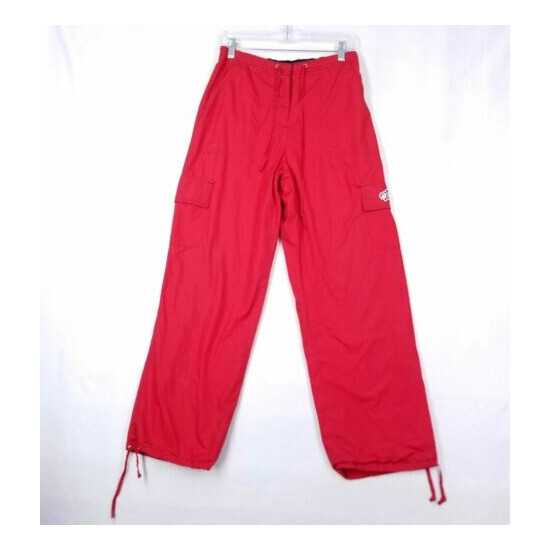 Catalina Small Red Windbreaker Snow Pants Canvas Polyester Lightweight Thin image {3}