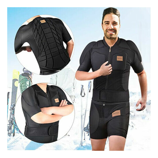 Benken Skiing Jacket Motorcycle Body Protection Spine Armor Long/Short Sleeve Thumb {1}