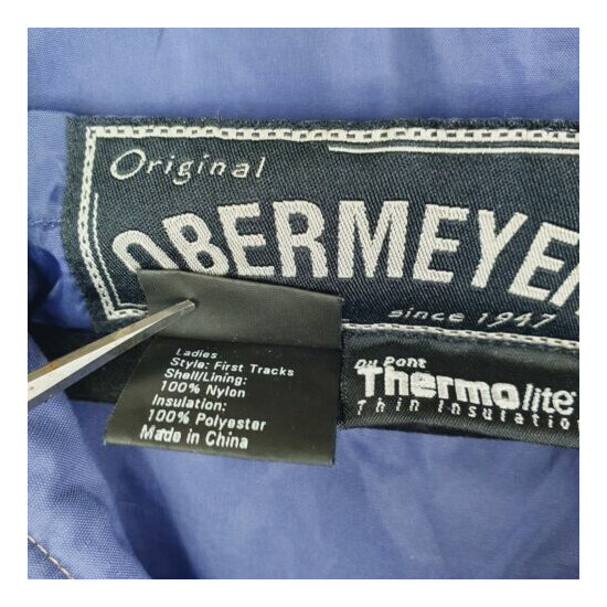 VTG Obermeyer Purple Thermolite Winter Ski Suit One Piece Lightweight Womens 12 image {4}