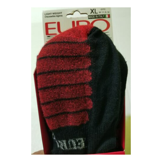 New EUROSOCKS XL SKI SUPREME Socks Black Made in ITALY Thumb {2}