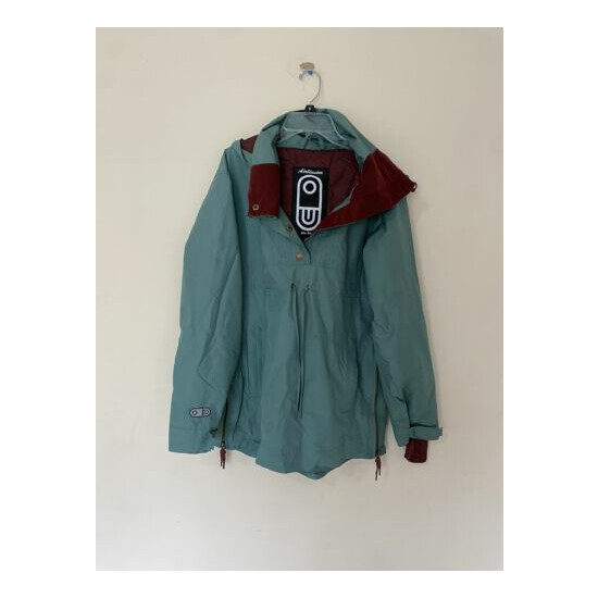 AIRBLASTER TRENCHOVER JACKET BLUE GREEN SMALL image {1}