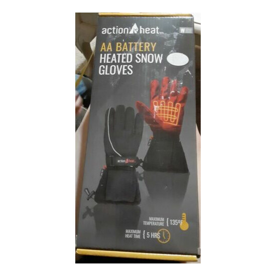 Womens Featherweight Heated Gloves Action Heat Small Black AH-FWGV-5V-W-S NEW  Thumb {1}