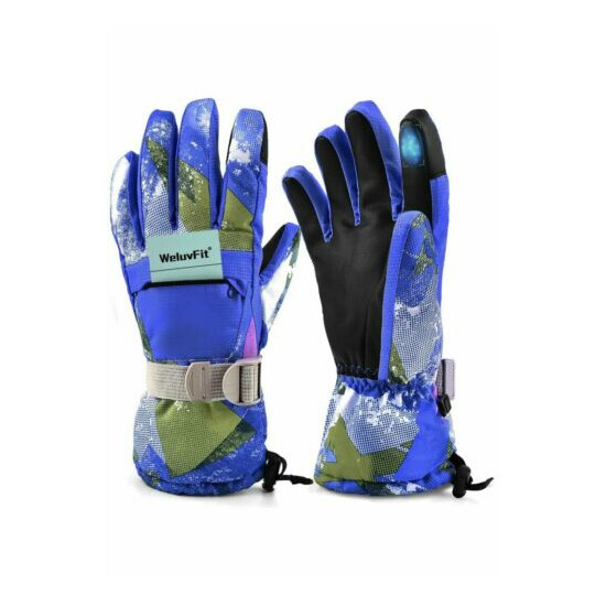 WeluvFit Winter Ski Gloves for Men and Women Size Medium Waterproof NEW image {1}