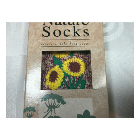  NEW WOMEN'S TRACTION SLIPPER SOCKS ONE SIZE FITS ALL 8 PATTERNS MADE IN U.S.A image {3}