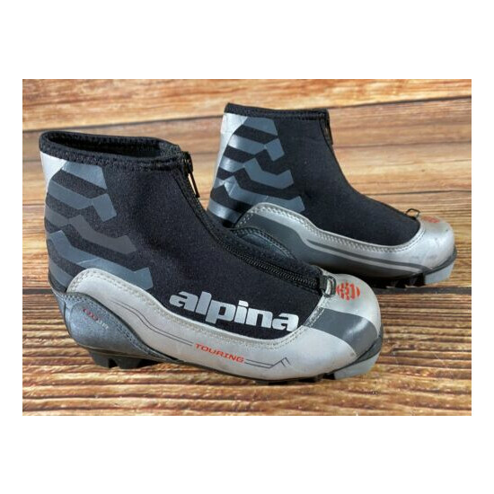 Alpina Kids T10jr Kids Nordic Cross Country Ski Boots Size EU33 US2 NNN A-702 Thumb {3}