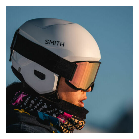 NEW Smith Icon MIPS matte white winter skiing snowboarding helmet Thumb {2}