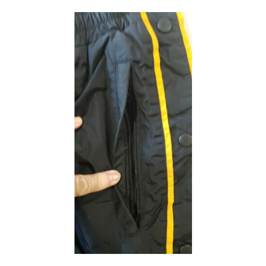 Columbia Sportswear Men's Large Snap Side Insulated Pants Black Gold Snow Sports image {4}