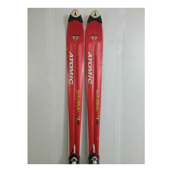 USED 190 cm Atomic Beta Ride 9.22 Combi Alpine Race Skis - #004 image {2}