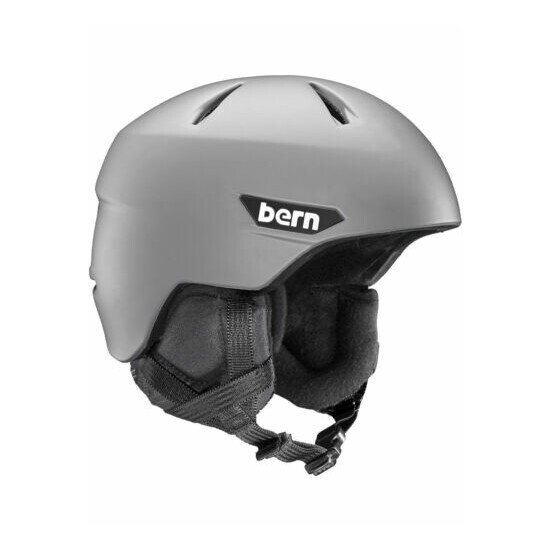 NEW Bern Mens Weston Hemlet Helmet Grey image {1}