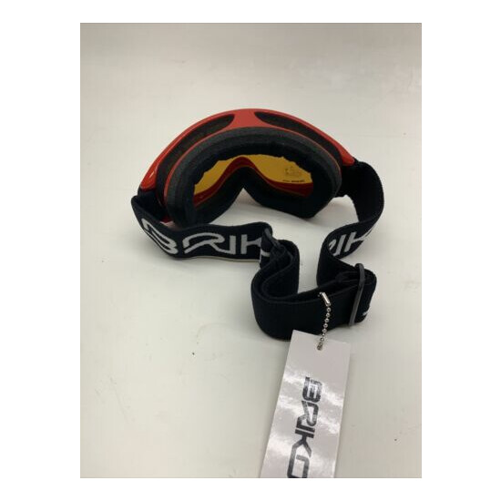 Youth Briko Spunky Maschera SCI6PZ Red Thrama Lens Plus Strato Ski Goggles image {3}