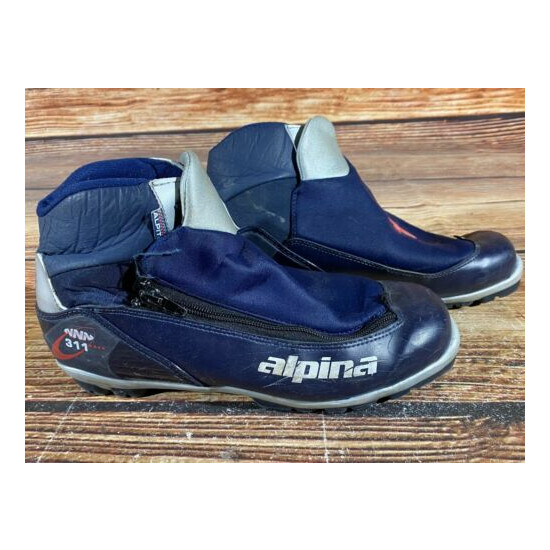 Alpina 311 Nordic Cross Country Ski Boots Size EU43 US9.5 for NNN Thumb {3}