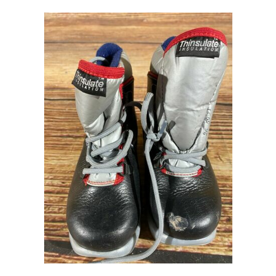 Alpina Kids Nordic Cross Country Ski Boots Size EU26 US9 NNN A-511 Thumb {2}