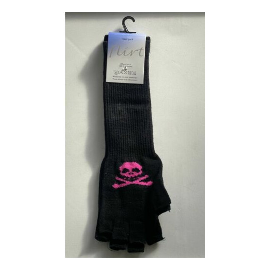 LONG FINGERLESS MAGIC GLOVES UNISEX,FITS FROM TEENAGERS TO ADULTS (BL92) image {2}