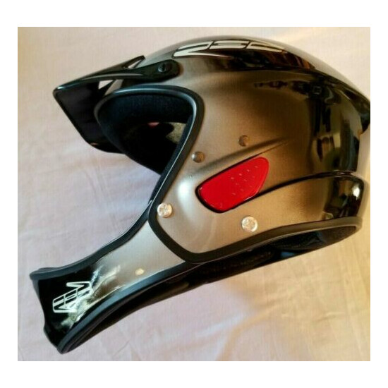 Burton Snowboard Helmet Fade To Black W/Visor & Blk Velvet Cover Large 58-59cm image {3}