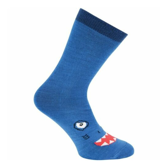 Dare 2B Kid's Footloose III Ski Socks - Blue - New image {1}