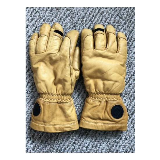 Black Diamond Mens Goat Skin Leather Gloves Brown Size Medium  image {1}